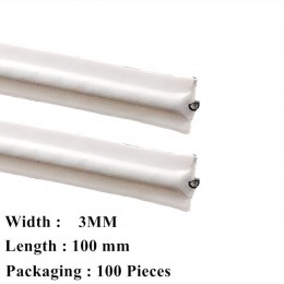 100pc 5mm dedykowane nos most klip regulowane elastyczne przewód dla N95 maska aluminiowa smycz usta maska pasek DIY gumką