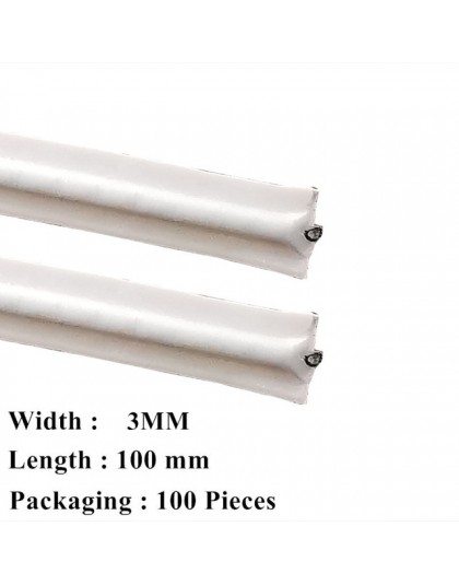100pc 5mm dedykowane nos most klip regulowane elastyczne przewód dla N95 maska aluminiowa smycz usta maska pasek DIY gumką