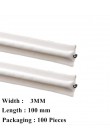 100pc 5mm dedykowane nos most klip regulowane elastyczne przewód dla N95 maska aluminiowa smycz usta maska pasek DIY gumką