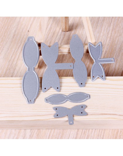 New Arrival wstążkowe kokardki metalowe wykrojniki szablony dla DIY Scrapbooking/album fotograficzny dekoracyjny wytłoczenia kar