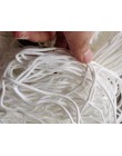 Lychee Life 3mm maska gumką maska liny taśma gumowa maska ucha wiszące liny sznurek okrągły dla DIY sztuka szycia