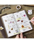 45/46 sztuk osoby naklejki podróżne papier Kawaii klej naklejki do scrapbookingu dekoracji domu pamiętnik Diy etykiety naklejka 