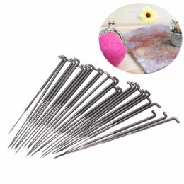 Najlepsze 10 sztuk/s/M/L rozmiar wełny filcowania żelaza igły filc zestaw narzędzi igły Starter początkujący DIY Craft robótki P
