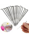 Najlepsze 10 sztuk/s/M/L rozmiar wełny filcowania żelaza igły filc zestaw narzędzi igły Starter początkujący DIY Craft robótki P