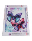 HUACAN 5D DIY pełny kwadratowy obraz zwierzęcia haft diamentowy motyl mozaika diamentowa ozdoba haftowana fotografia do domu z R