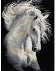 MTEN diament haft Anmial Cross Stitch DIY diament malarstwo koń diamentowa mozaika kryształy górskie wystrój domu