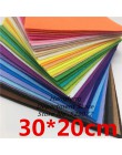 40 sztuk 30*20 mieszane kolory włóknina 1MM grubość czuł tkaniny poliestrowe filce dla Diy lalki zabawki dekoracja rzemieślnicza