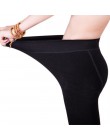 YRRETY Trend Knitting gorąca sprzedaż 2020 dorywczo zima nowy wysoki elastyczny zagęścić Lady legginsy ciepłe spodnie spodnie ob