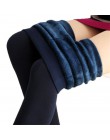 YRRETY Trend Knitting gorąca sprzedaż 2020 dorywczo zima nowy wysoki elastyczny zagęścić Lady legginsy ciepłe spodnie spodnie ob