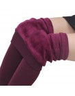 YRRETY Trend Knitting gorąca sprzedaż 2020 dorywczo zima nowy wysoki elastyczny zagęścić Lady legginsy ciepłe spodnie spodnie ob