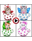 Miaodu diament haft hobby zwierząt kot 5D DIY diament malarstwo cross stitch doświadczenie zabawki diament mozaika dekoracja syp
