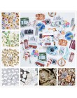(42 style) Vintage, z napisami zapakowane Washi naklejki DIY papier do scrapbookingu terminarz planer Album ślubny dekoracja usz