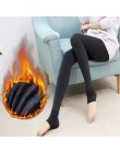 YRRETY Trend Knitting gorąca sprzedaż 2020 dorywczo zima nowy wysoki elastyczny zagęścić Lady legginsy ciepłe spodnie spodnie ob