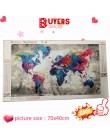 HUACAN pełna plac diament malarstwo mapa świata 5D DIY diament haft sprzedaż krajobraz obraz mozaika Rhinestone Home Decor