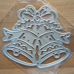 Najlepsza sprzedaż metalu wykrojniki dzwonek świąteczny DIY szablon dekoracyjne Scrapbooking, rzemiosło 1pc