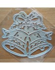Najlepsza sprzedaż metalu wykrojniki dzwonek świąteczny DIY szablon dekoracyjne Scrapbooking, rzemiosło 1pc
