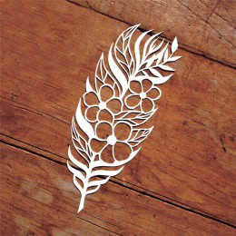 YaMinSanNiO Feather Floral Metal wykrojniki 2019 dla Craft umiera Scrapbooking Album wzornik szablon do wytłaczania nowy Cut Dec