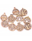 10 sztuk mieszane rzeźbione Christmas Ball wycięcia drewna DIY rzemiosło niedokończone ozdoby drewniane dekoracji Scrapbooking M