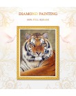 Zwierzęta tygrys diamentowa malowanie diamentowa haftowana 5d diy pełna kwadratowa diamentowa mozaika diamentowa farba diamentow