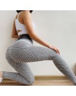 NORMOV bezszwowy fitness kobiety legginsy modna, patchworka druku wysokiej talii elastyczne Push Up do kostek legginsy poliestro