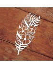 YaMinSanNiO Feather Floral Metal wykrojniki 2019 dla Craft umiera Scrapbooking Album wzornik szablon do wytłaczania nowy Cut Dec