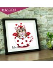 Miaodu diament haft hobby zwierząt kot 5D DIY diament malarstwo cross stitch doświadczenie zabawki diament mozaika dekoracja syp