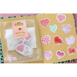 45 sztuk/70 sztuk album do scrapbookingu diy naklejki słodkie serce i zwierzęta naklejki papierowe dla dzieci Student dekoracja 
