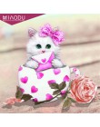 Miaodu diament haft hobby zwierząt kot 5D DIY diament malarstwo cross stitch doświadczenie zabawki diament mozaika dekoracja syp