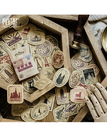 (42 style) Vintage, z napisami zapakowane Washi naklejki DIY papier do scrapbookingu terminarz planer Album ślubny dekoracja usz