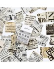 (42 style) Vintage, z napisami zapakowane Washi naklejki DIY papier do scrapbookingu terminarz planer Album ślubny dekoracja usz