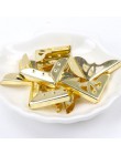 Metalowe narożniki do książek Scrapbooking albumy ze zdjęciami menu zabezpieczenie narożników metalowe rzemiosła DIY 50 sztuk