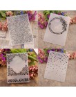 1 sztuk tłoczenie foldery DIY tworzenia karty papierowe do ozdabiania karty wzornik księga gości szablon z tworzywa sztucznego p