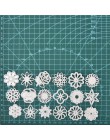 YaMinSanNiO 18 sztuk/partia metalu wykrojniki Scrapbooking dla tworzenie kartek DIY tłoczenie cięcia nowy Craft umiera kwiaty de