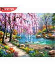 HUACAN diamentowe malarstwo krajobraz Diy pełny haft diamentowy dekoracje obraz mozaika Rhinestone Home Decor