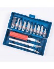 Z pudełkiem Model Tool Making 13 Blade glina polimerowa pióro wielofunkcyjne noże metalowy skalpel zestaw narzędzi nóż