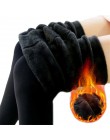 YRRETY Trend Knitting gorąca sprzedaż 2020 dorywczo zima nowy wysoki elastyczny zagęścić Lady legginsy ciepłe spodnie spodnie ob