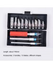 Z pudełkiem Model Tool Making 13 Blade glina polimerowa pióro wielofunkcyjne noże metalowy skalpel zestaw narzędzi nóż