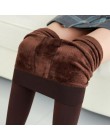 YRRETY Trend Knitting gorąca sprzedaż 2020 dorywczo zima nowy wysoki elastyczny zagęścić Lady legginsy ciepłe spodnie spodnie ob