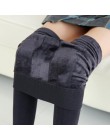 YRRETY Trend Knitting gorąca sprzedaż 2020 dorywczo zima nowy wysoki elastyczny zagęścić Lady legginsy ciepłe spodnie spodnie ob