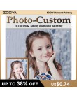 ZOOYA DIY 5D diament haft zdjęcie Custome diamentowe malowanie zdjęcie na zamówienie pełna kwadratowa mozaika diamentowa zdjęcie