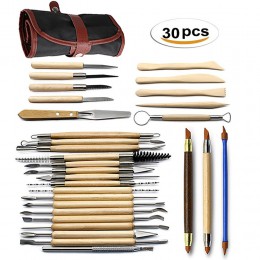 27 / 30 sztuk sztuka diy glina ceramiczna zestaw narzędzi rzemiosło narzędzie do rzeźbienia gliny zestaw ceramiki i ceramiki dre