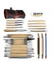 27 / 30 sztuk sztuka diy glina ceramiczna zestaw narzędzi rzemiosło narzędzie do rzeźbienia gliny zestaw ceramiki i ceramiki dre