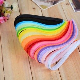 260 sztuk Origami Hand Made dziecko DIY Craft mieszane kolor Scrapbooking paski Quilling papieru