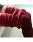YRRETY Trend Knitting gorąca sprzedaż 2020 dorywczo zima nowy wysoki elastyczny zagęścić Lady legginsy ciepłe spodnie spodnie ob
