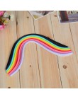 260 sztuk Origami Hand Made dziecko DIY Craft mieszane kolor Scrapbooking paski Quilling papieru
