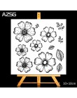 Kwiaty i liście płatki matryce do cięcia metalu i czysty zestaw stempli do album na zdjęcia diy do scrapbookingu dekoracyjne tło