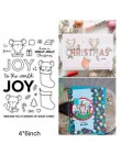 Mix słodkie zwierzaki słoń świnia zdanie list słowa kwiat przezroczysty silikon znaczki Making Funny Card rękodzieło Scrapbook n