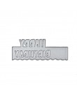 Naifumodo z okazji urodzin granicy metalu wykrojniki słowo umiera nowy 2019 dla tworzenie kartek Scrapbooking umiera tłoczenie c