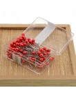 100 sztuk 36mm szpilka do szycia okrągłe perły proste szpilki ze stali nierdzewnej + pcv Multicolor Craft Pins igły przyrządy do