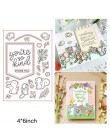 Mix słodkie zwierzaki słoń świnia zdanie list słowa kwiat przezroczysty silikon znaczki Making Funny Card rękodzieło Scrapbook n